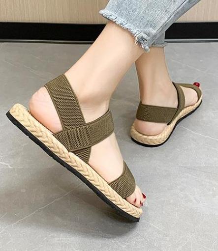 Julia – Orthopedische Zwarte Comfort-Sandalen-Zwart-35-State of Style