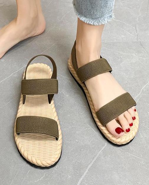 Julia – Orthopedische Zwarte Comfort-Sandalen-Zwart-35-State of Style