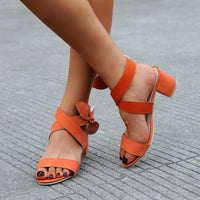 JuliasSandals | Bohemian Sandals for Women | Stylish & Comfortable-Orange-4.5-State of Style