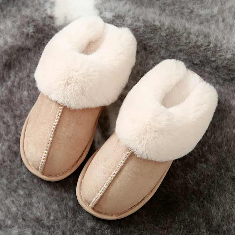 Julie Suede Slippers | Soft & Warm-Beige-5.0-6.0-State of Style