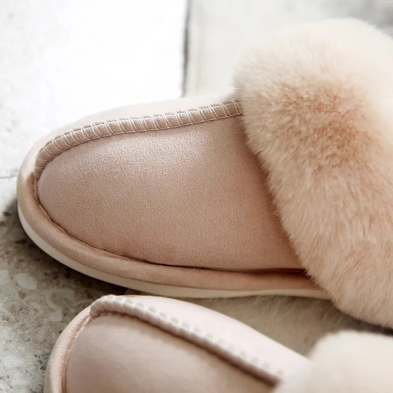 Julie Suede Slippers | Soft & Warm-Beige-5.0-6.0-State of Style