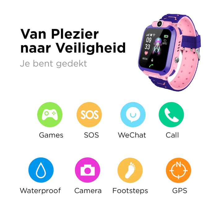 JuniorExplore Kids Smartwatch-Pink-State of Style