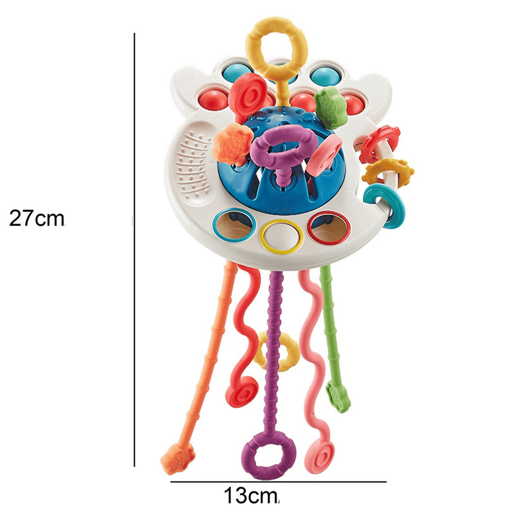 Juno Sensory UFO Toy – Pull & Discover Activity Toy for Babies-Ufo-State of Style