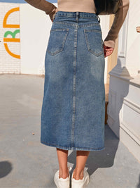 Kalista – Classic High-Waisted Pencil Skirt-S-State of Style
