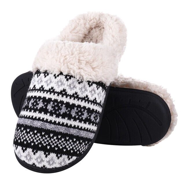 Karen Slippers | Warm & Cosy-Black-5.0-6.0-State of Style