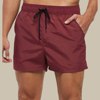 Karlo Swim Shorts | Stylish & Quick-Drying-Burgundy-S-State of Style