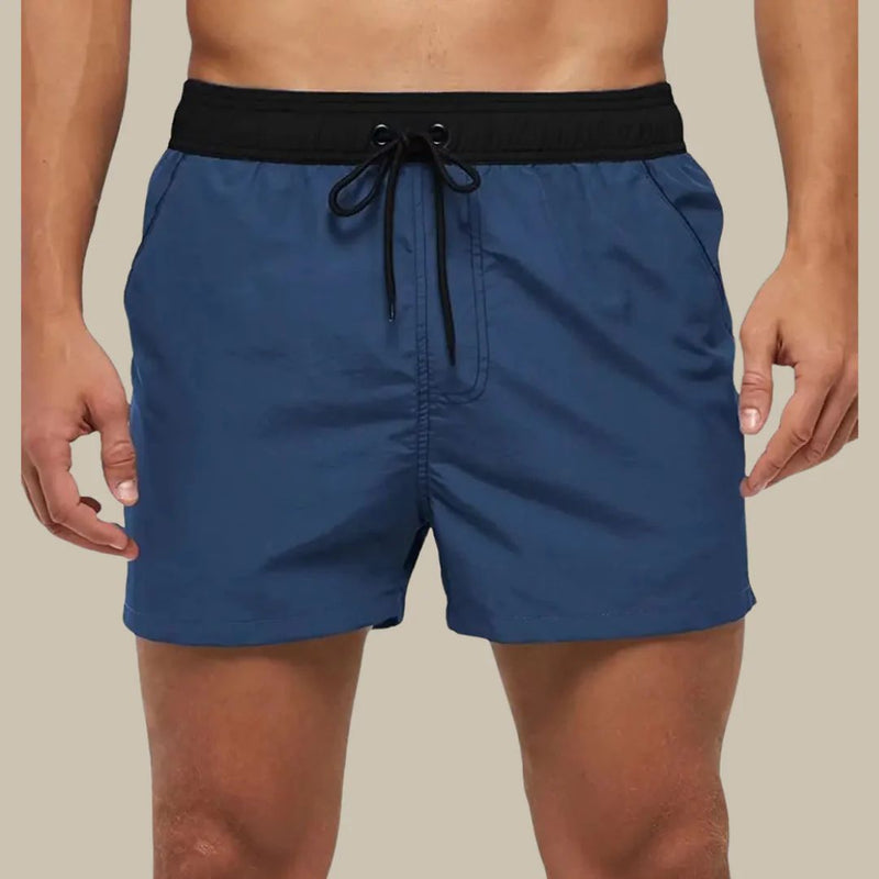Karlo Swim Shorts | Stylish & Quick-Drying-Light Blue-S-State of Style