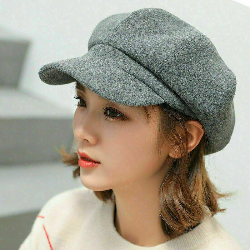 Kasey Vintage Newsboy Cap | Timeless & Stylish-Grey-State of Style