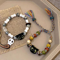 Kat and Skull Charm Bracelet – Selina-Cat-State of Style