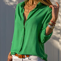 Katherine Blouse | Stylish & Versatile-Green-S-State of Style
