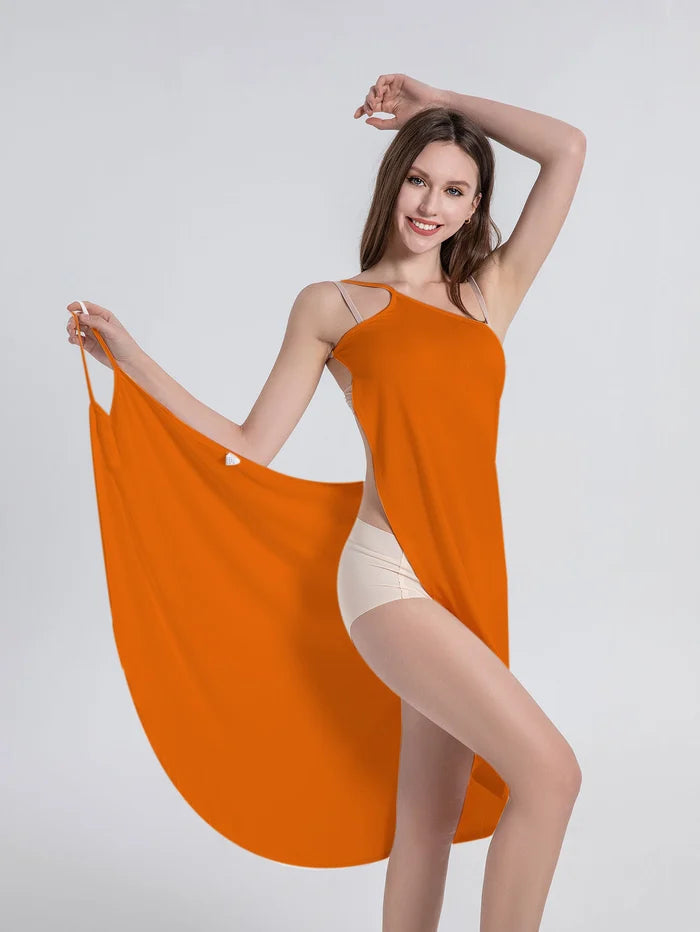 Katja | Versatile Beach Bliss Wrap-Orange-S-State of Style