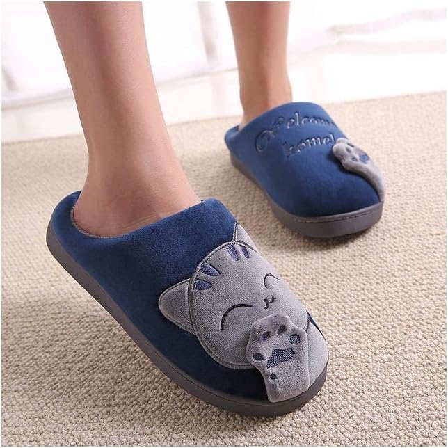 Katy Cat Slippers | Comfy & Cute-Blue-5.0-6.0-State of Style