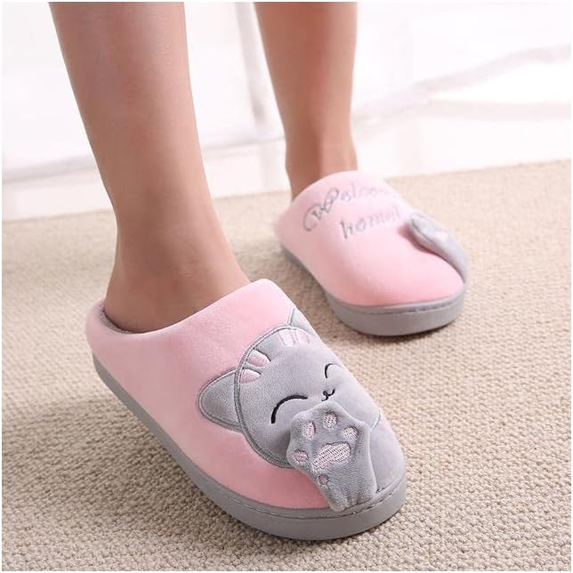 Katy Cat Slippers | Comfy & Cute-Pink-5.0-6.0-State of Style