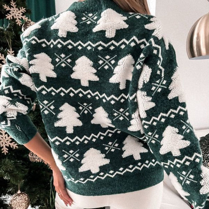 KatysSweater | Christmas Sweater for Women | Festive & Cosy Knitwear-Green-S-State of Style