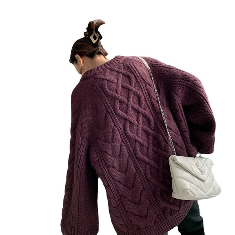 KaylensShirt | Winter Sweater for Women | Warm & Stylish Knitwear-Purple-One size fits all-State of Style