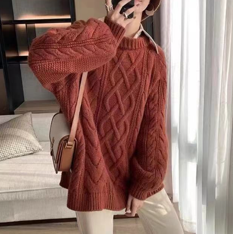 KaylensShirt | Winter Sweater for Women | Warm & Stylish Knitwear-Red-One size fits all-State of Style