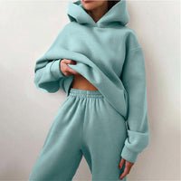 Kays Suit | Plus Size Jogging Suit for Women | Comfortable Activewear-Mint Blue-S-State of Style