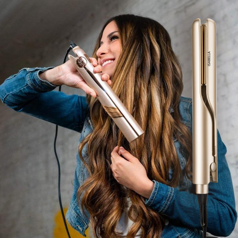 KaysHair | 2-in-1 Hair Styler for Women | Straightener & Curler-State of Style