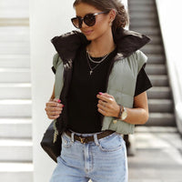KaysVerwarmer | Bodywarmer for Women | Lightweight & Insulated Vest-Black / Green-S-State of Style