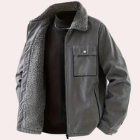 Kebell - Warm Lined Winter Jacket for Men-Grey-S-State of Style