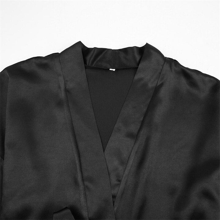 KellysJas | Bathrobe for Women | Soft & Luxurious Loungewear-Black-S-State of Style