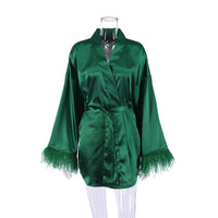 KellysJas | Bathrobe for Women | Soft & Luxurious Loungewear-Green-S-State of Style