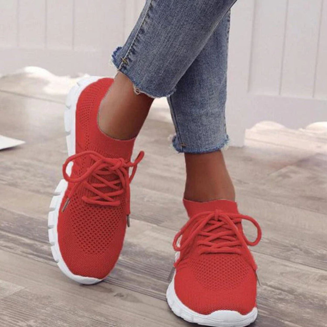 KellysSneaks | Shoes for Women | Stylish & Comfortable Footwear-Red-4.5-State of Style