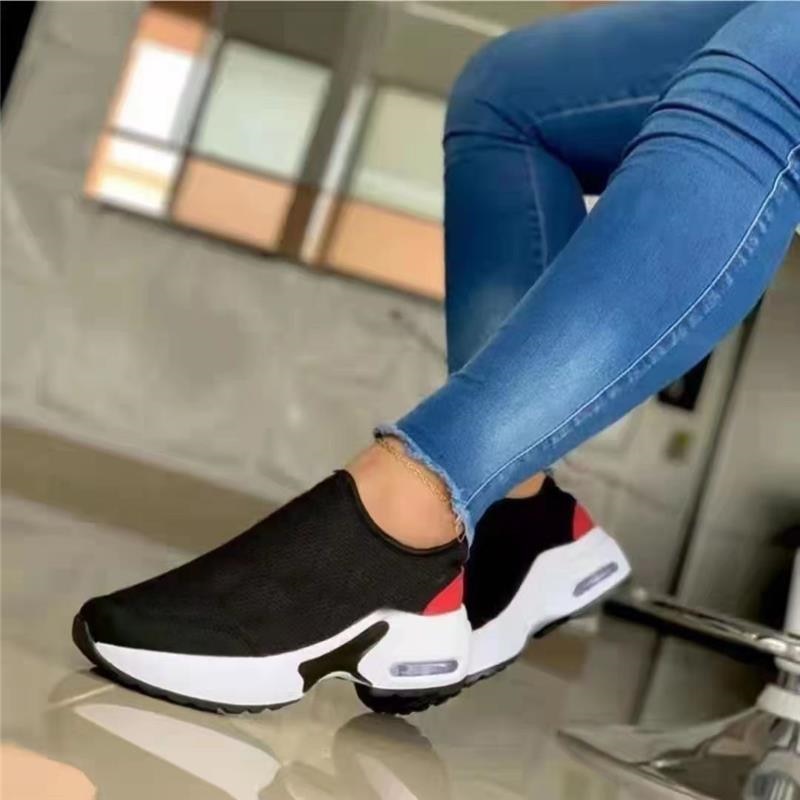 KellysSneaks | Women's Sneakers with Reinforced Sole | Supportive & Stylish-Black-5.0-State of Style