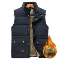 KellysWarmer | Body Warmer for Men | Lightweight & Insulated Vest-Navy Blue-160cm 50kg for M-State of Style