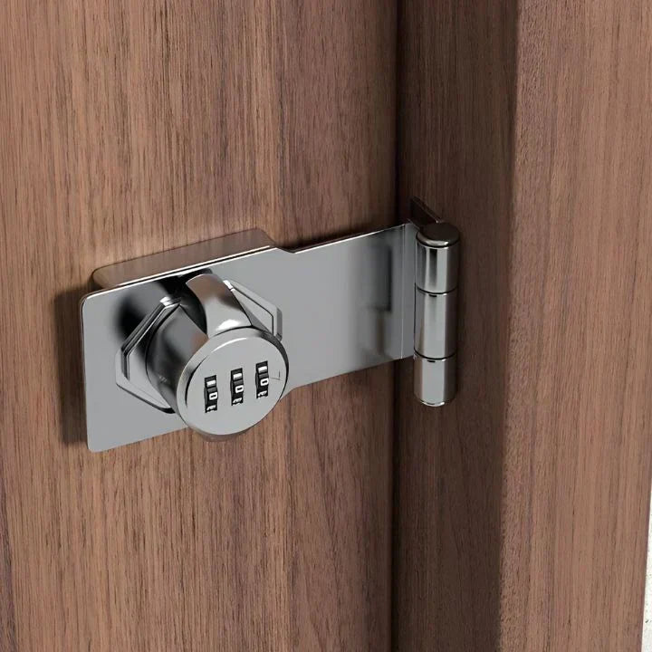 Keyless Combination Lock - SecureCode-Silver-State of Style