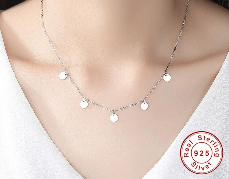 Stylish Silver Necklace - Aralyn