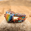 Chakra Heart Wrap Bracelet - Liora