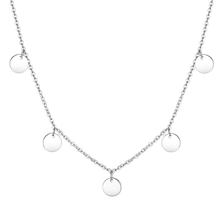 Stylish Silver Necklace - Aralyn