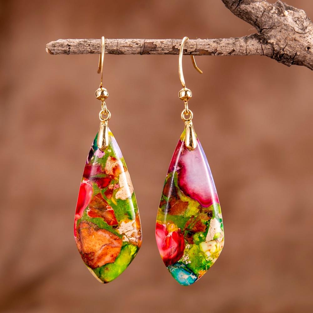 Regalite Jasper Earrings - Serenelle