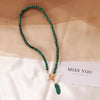 Malachite Natural Aura Necklace - Thalina