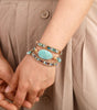 Amazonite Sea Blue Wrap Bracelet - Marina