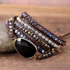 Powerful Onyx Wrap Bracelet - Isadora