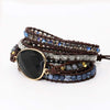 Powerful Onyx Wrap Bracelet - Isadora