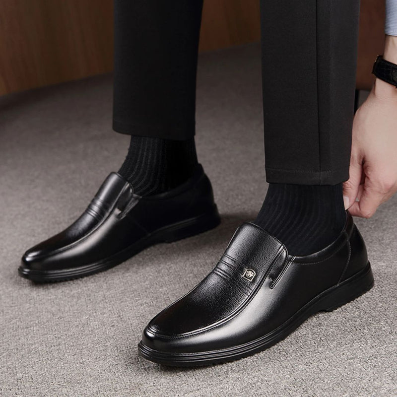 Khalil Traditional Socks – 5-Pack Breathable Cotton Business Socks-Grey-State of Style