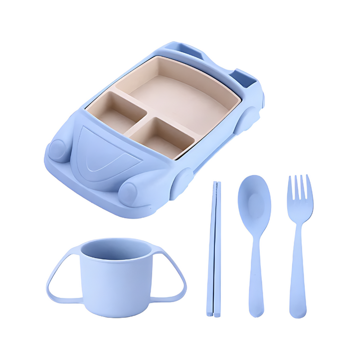 Kids' Dining Set - TurboTable-Blue-Car 2-State of Style