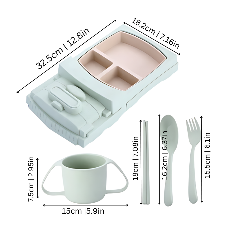 Kids' Dining Set - TurboTable-Pink-Car 1-State of Style