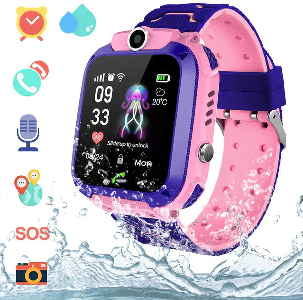 Kids' GPS Watch with Location Tracking and Call Functionality - Luna-Pink-State of Style