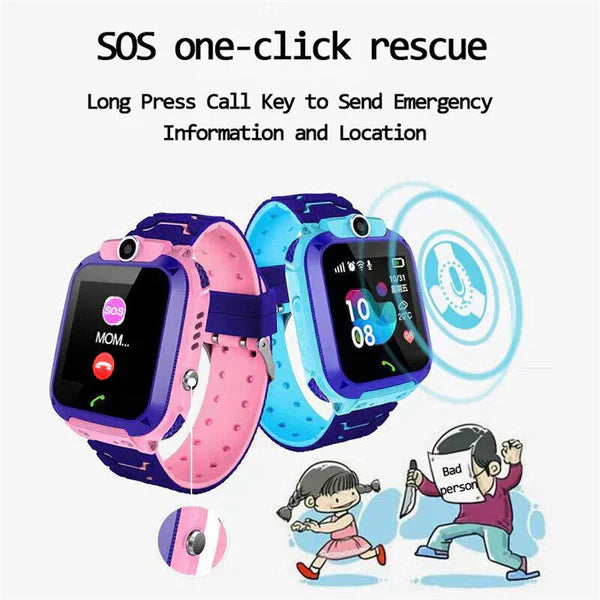 Kids' GPS Watch with Location Tracking and Call Functionality - Luna-Pink-State of Style