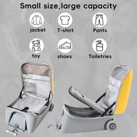 Expandable Ride-On Kids’ Luggage with Foldable Trolley – Rover