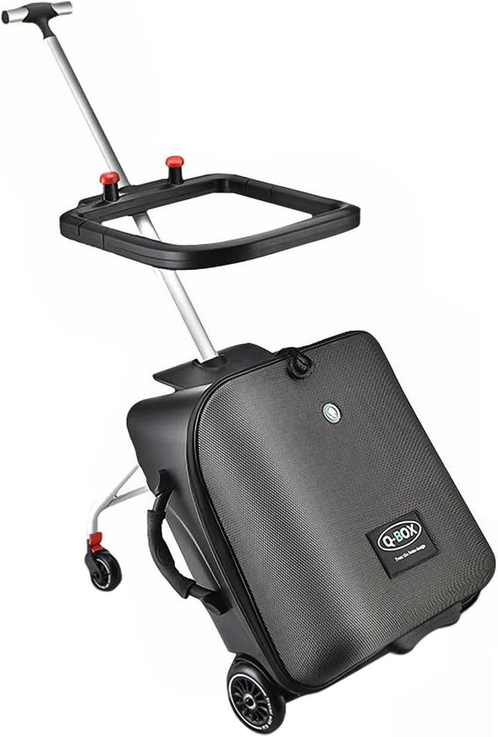 Expandable Ride-On Kids’ Luggage with Foldable Trolley – Rover
