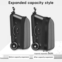 Expandable Ride-On Kids’ Luggage with Foldable Trolley – Rover