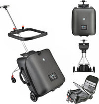 Expandable Ride-On Kids’ Luggage with Foldable Trolley – Rover