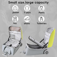 Expandable Ride-On Kids’ Luggage with Foldable Trolley – Rover