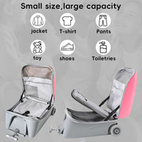 Expandable Ride-On Kids’ Luggage with Foldable Trolley – Rover