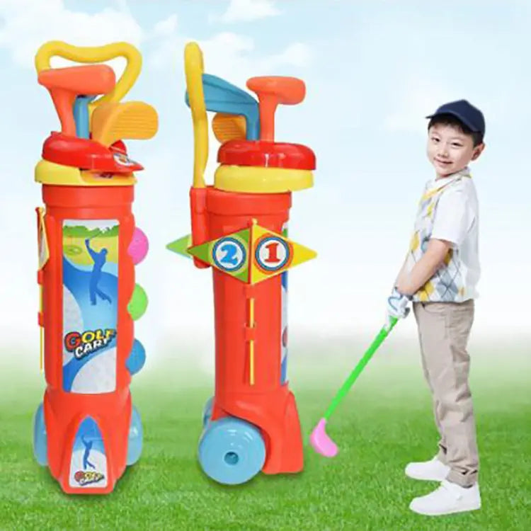 KidSwing Golf Practice Set for Kids-Red-State of Style